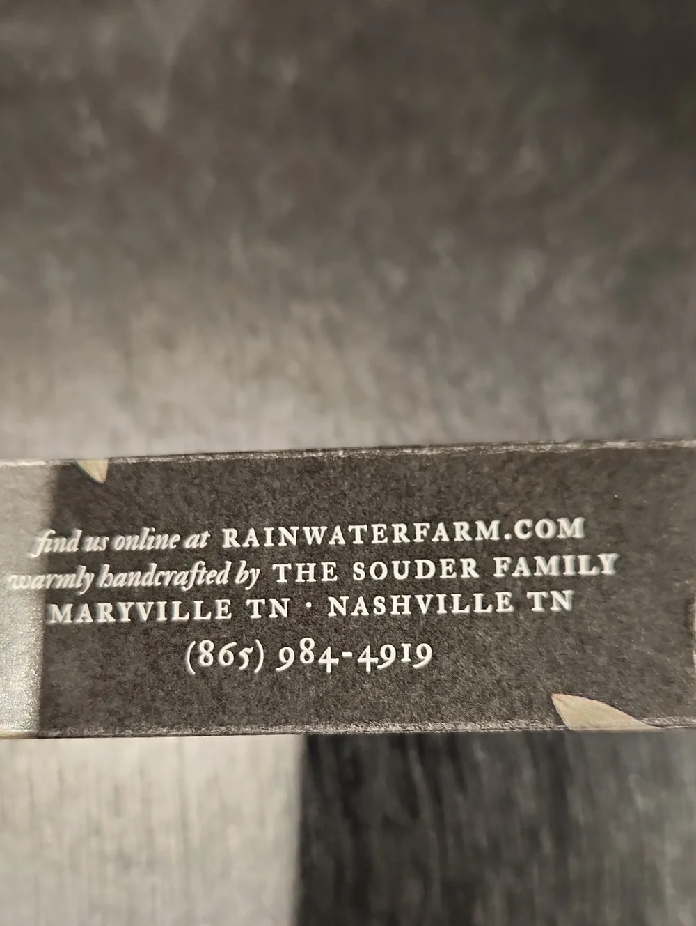 NIB Rainwater Farm Baylime 3.75 Oz Bar Soap
